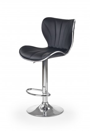 Barová židle H69 (černá/stříbrná)