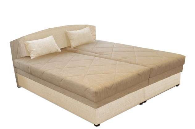 Čalouněná postel Kappa 180x200, vč. matrace, poloh. roštu a úp