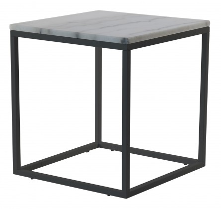 Konferenční stolek Accent - čtverec (mramor, černá)