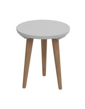 Konferenční stolek Bergen - malý (šedá deska/dub nohy)