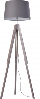 Lampa Lorenzo (šedá, 157 cm)